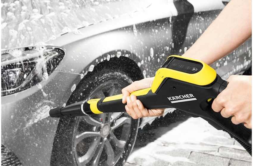  Karcher K3 Follow Me  Pressure Washer 120Bar, 1600W 4 Wheel Design For Car & Home Cleaning, 1.601-991.0